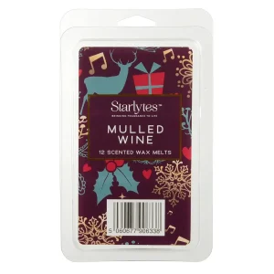 Starlytes Christmas Scented Wax Melts Pack Of 12 Festive Fragrance